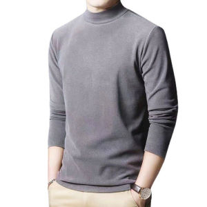 Áo thun nam nót nỉ cao cổ giữ nhiệt nam dài tay thể thao trơn nhiều màu co giãn 4 chiều