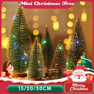 Mini Christmas Tree with Lights Artificial Small Christmas Tree Decorations for Table Festive Party