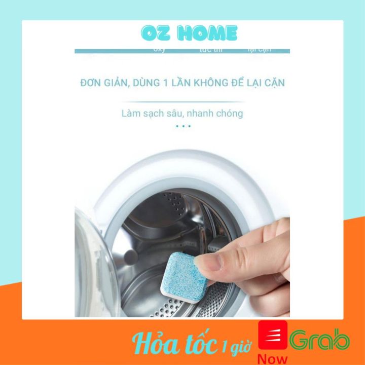 [50 VIÊN TẨY LỒNG GIẶT SIÊU SẠCH]Viên Tẩy Vệ Sinh Lồng Máy Giặt Diệt ...