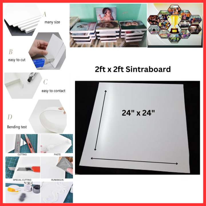 SINTRABOARD 2X2FT / 24X24INCHES 1PC.ORIGINAL SINTRA BOARD PVC BOARD ...