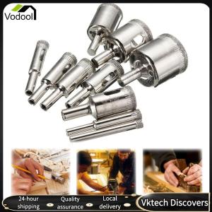 【Vodool】 15 PCS Diamond Drill Bits Glass Drill Bit Diamond Hole Saw Set for Tile Pot