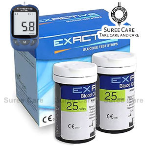 แผ่นตรวจน้ำตาล EXACTIVE VITAL สำหรับ เครื่องวัดระดับน้ำตาล EXACTIVE VITAL เท่านั้น