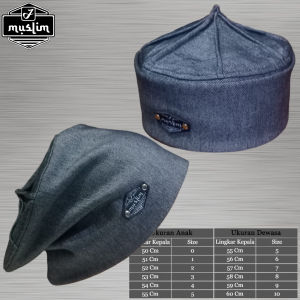 Peci Kupluk Lipat Mesir Quba J-Muslim
