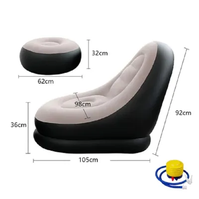 【Dalam Stok 】Sofa Bean Bag Inflatable Sofa Travel Portable Bean Bag Sofa Dewasa Penyimpanan Mudah Lazy Sofa