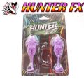 เหยื่อยาง HUNTER รุ่น FX  (1 แพ็ค มี2 ตัว พร้อมเบ็ด 1 ตัว ขนาด2/0) ใหม่ล่าสุด. 