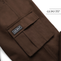 Long pants, Kaki bag, large size GUPO cargo, unisex tube, Suong Form, wide back, Thun, youthful and energetic. 