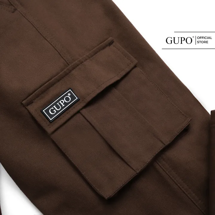 Long%20pants,%20Kaki%20bag,%20large%20size%20GUPO%20cargo,%20unisex%20tube,%20Suong%20Form,%20wide%20back,%20Thun,%20youthful%20and%20energetic%20-%20Image%207