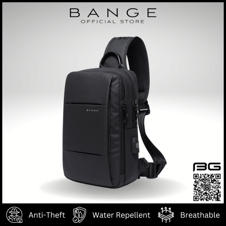 77107 BANGE Premium Quality Bag Crossbody Bag Anti Theft YKK