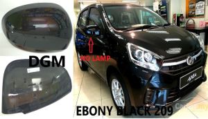 100% Original Perodua Axia G/Axia X/Axia Gextra/Axia Style  2016-2023Y Side Mirror Cover EBONY BLACK (Including Original Paint Colour) No Lamp