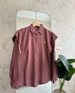 Kinka Shakilla Blouse Polos / ANDINI BLOUSE SHAKILLA - KEMEJA BLOUSE WANITA