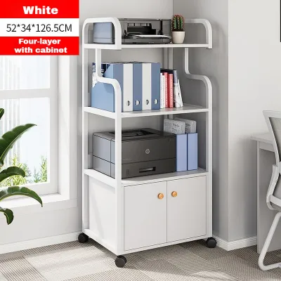 Modern Office Cabinet Movable File Cabinet With Lock Multifunctional Storage Cabinet Side Cabinet