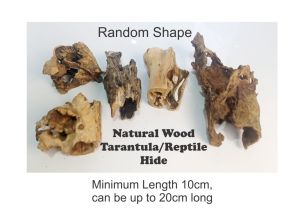 Natural Tree Cork Bark Reptile Tarantula Hide Cave Terrarium Aquarium Bonzai Landscape Accessory