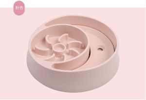 【SG Local】2-in-1 Solar-Lunar Automatic Pet Bowl Anti-Gluping Anti-Choke Slow Feeder Dog Bowl Delay Eating Good for Health Anti-Spill and Double Function