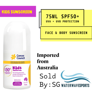 Cancer Council Kids Sunscreen Face & Body 75ml roll-on