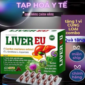 Sản phẩm bổ gan LIVER EU – Lựa chọn hàng đầu cho người bị gan nhiễm mỡ