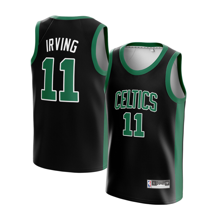 Jersey Kyrie Irving Boston Celtics #11 HITAM BLACK HIJAU GREEN