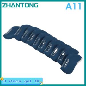 ZHANTONG 10pcs set Embroidery Number Golf Iron Head Covers Iron Headovers Wedges Covers