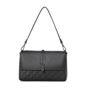 Aidrani กระเป๋ากระเป๋าคาดอกหนังแท้ของผู้หญิงกระเป๋าสะพายไหล่หนังวัวสี่เหลี่ยมความจุขนาดใหญ่