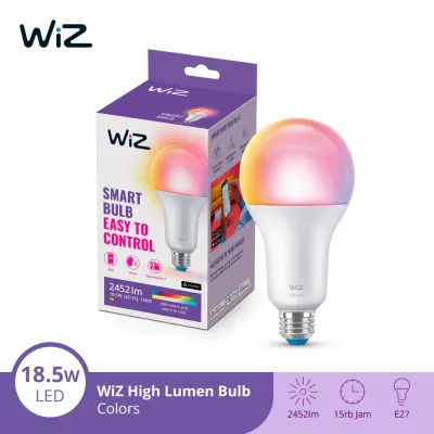 WiZ Lampu LED Smart WiFi High Lumen Bulb 18.5W Tunable Color Warna - Lampu Tidur