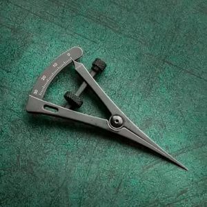btnx QIANYU Leather Edge Spacing Gauge Adjustable Creaser Edge Marker for Leather Craft Tool 4Y1Z7