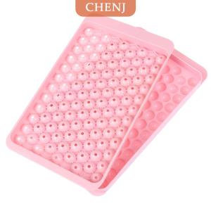 [COD] CHENJ แม่พิมพ์ถาดน้ำแข็งขนาดเล็กลายตารางขนาดเล็ก1ชิ้นแม่พิมพ์ทำน้ำแข็งขนาดเล็กเกรดอาหารแม่พิมพ์ทำน้ำแข็งก้อนกลมแบบปล่อยง่ายสำหรับเครื่องดื่มเย็นวิสกี้