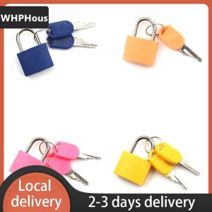 [COD] WHPHous Ship within 24 hours Mini Strong Steel Padlock Travel Suitcase Drawer Dormitory Locks With 2 Keys