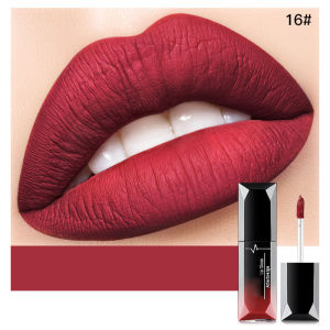 Hot sale 21 color matte matte liquid lipstick color non-stick cup non-fading lip glaze