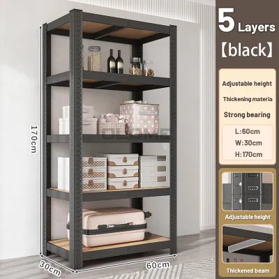 【All Metal Shelf】24 hour ship 6 Tiers 5 Tiers Large Size Steel Shelf Metal Rack Cold-rolled Steel Layer Shelving Storage Shelf Metal Shelf Multi-Purpose Rack Organizer Shelf Layer For Things Kitchen Cabinet Organizer Storage Adjustable Rack For store