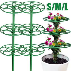 NAELIN Có thể xếp chồng lên nhau Khung leo cây bonsai Nhiều lớp S/M/L Giá đỡ lồng cây Bền bỉ Nhựa Giá đỡ cây trồng Dụng cụ làm vườn