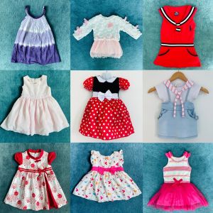 Trudy & Teddy Baby Girl Dress & Skirt One Piece Wear Toddler Cloth Sets Sleeveless Dresses Cute Elegant Wear Dressing