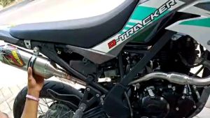 KNALPOT NORIFUMI UJUNG KARBON KLX BL BF 150L D-TRACKER CRF SUPTERMOTO MODIF RACING