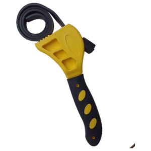 SIDSI Can Opener Belt Wrench Adjustable Rubber Chain Wrench Multifunctional 6/8 Inch Strap Spanner Cartridge Disassembly Tool