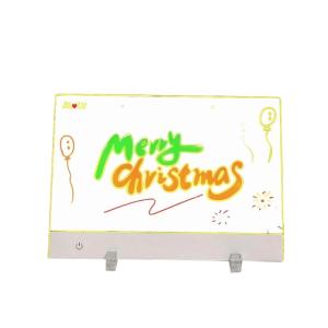 Kids Light Drawing Board 7 Dynamic Dyes Constructed In Rechargeable 13.7 Foot Large Screen Creative Draw Toy