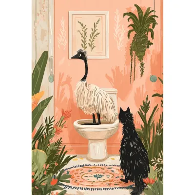 RUOPOTY cat Painting By Numbers Picture Picture Drawing Animal Craft Supplies Adults Crafts Coloring By Numbers