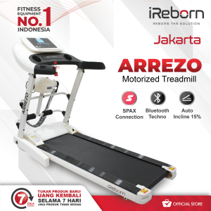 Alat Fitness Olahraga Treadmill Elektrik iReborn Arrezo (Auto Incline)