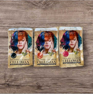 Cellowax Shiny Hair Color with Natural Olive & Argan Extract Blend