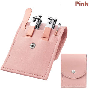 Gunting Kuku Set Lengkap 4 in 1 Alat Gunting Kuku Manicure Set Termurah Model Pouch Dompet -ZJ-10