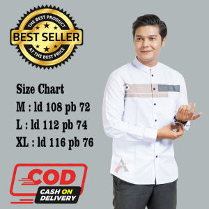 Baju koko pria lengan panjang baju koko hadroh pria muslim lengan panjang baju koko dewasa langan panjang terbaru