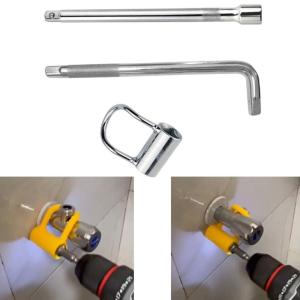 Delicate Angle Valves Wrench For Tight Space 2 Size 1/2Inch 3/4Inch Alloy Steel Tool With Multifunctional Compatibility