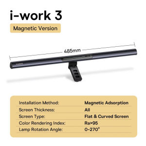 [New Sale]Baseus Magnetic Computer Screen Light Desk Lamp Laptop Hanging USB Light Table Lamp LED Monitor Light Reading Light