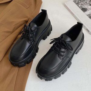 [ส่งเร็วพิเศษ!] Mary Jane รองเท้านักเรียนหญิงญี่ปุ่น JK รองเท้าหนังสไตล์เกาหลีของอังกฤษย้อนยุค 2022 ฤดูใบไม้ผลิและฤดูร้อนรองเท้าหัวกลมใหม่