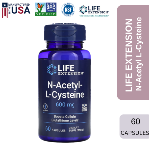 Life Extension N-Acetyl-L-Cysteine 600 mg 60 Capsules