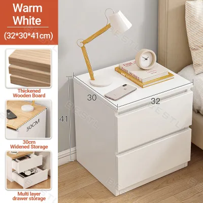 Movable Bedside Cabinet With Wheels Mini Modern Simple Storage Bedroom Bedside Table With Drawers Bedside table sofa side cabinet kitchen storage cabinet living room storage cabinet table bottom storage cabinet office table bottom cabinet