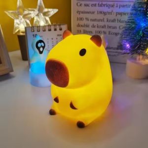Cute Capybara Night Light Bedside Bedroom Living Room Lamp Children Cartoon Bedroom Night Light Creative Childrens Birthday Gift