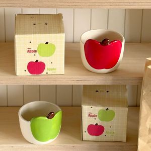 Cute Red Apple Green Apple CupCreative Gifts Tea Cups Coffee Mug  Temperature Resistant Ceramics Water Milk Mug Drinkware