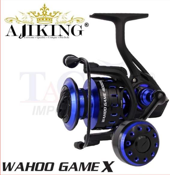 Ajiking Wahoo Game 2000x 3000x 4000x Spinning Reel With Round Knob