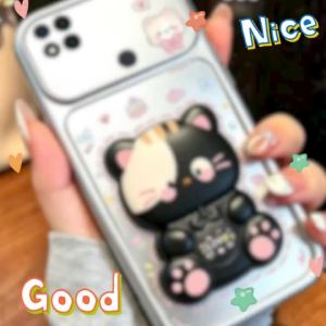 PBZZ Case for SAMSUNG a21s phone casing Softcase Silicone shockproof Cover new design aesthetic with holder cute for girls DSCMMZJ3