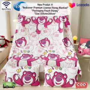 Bedcover Premium Lisence Disney Blanked Bahan Fabric Size 150x200cm Adem Lembut Halus