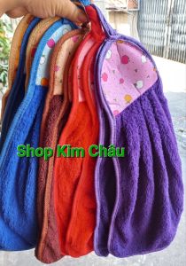 Combo 5 cái Khăn lau tay Khăn treo bếp tiện lợi đa năng khăn cực mềm mịn thấm hút tốt