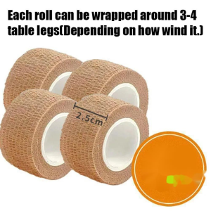 Self-adhesive Tape Table Chair Leg Mat Round Square Furniture Leg Caps Foot Protection Bottom Cover Pads Wood Floor Protector